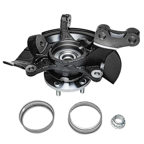 Detroit Axle - 2.4L 4pc Steering Knuckles Kit for 2004 2005 2006 | Toyota Camry, 2 Front Steering Knuckles & Wheel Bearing Hubs 2 Rear Wheel Bearing Hubs [Vehicle Built in USA, 4-Wheel ABS] - size: 4UW48659/Kit