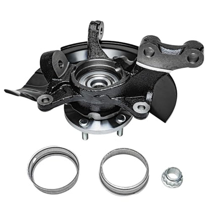 Detroit Axle - 2.4L 4pc Steering Knuckles Kit for 2004 2005 2006 | Toyota Camry, 2 Front Steering Knuckles & Wheel Bearing Hubs 2 Rear Wheel Bearing Hubs [Vehicle Built in USA, 4-Wheel ABS] - size: 4UW48659/Kit