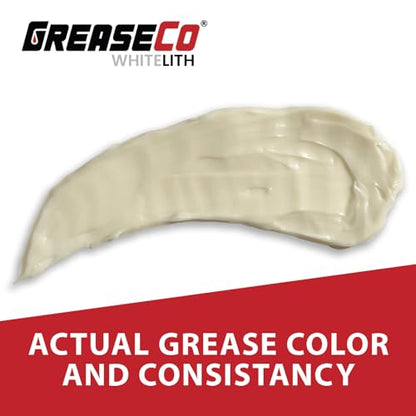 White Lithium Squeeze Tube | Automotive Greases & Lubricants | Grease for Garage Door, Sliding Door, Hinge, Elliptical, Trailer | Hitch Ball Lubricant | NLGI 2 | 8oz | WhiteLith