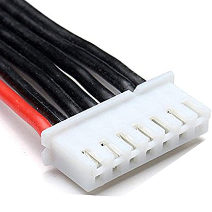 JST-XH 6S Balance Plug Extension Lead Wire 200mm 10 PCS for LiPo Battery Balance Charging 22AWG Silicone