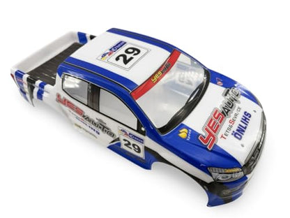 1/10 Scale RC Pickup Truck Body Shell - Isuzu D-Max Style Painted PVC Body, Pre-Cut & Pre-Drilled for Drift, Touring & On-Road RC Cars