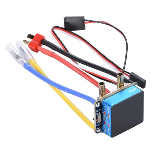 RC Auto Car Boat Brushed ESC Kit Waterproof Motor Electronic Speed Controller US - size: 480A