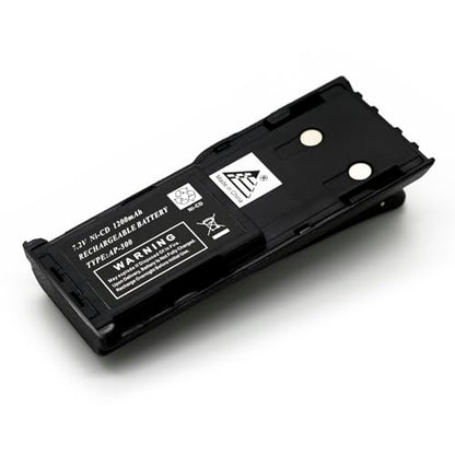 ExpertPower® 7.2V 1200mAh NiCd Battery for Motorola HNN9628, HNN9628AR, HNN9628B | Compatible with GP88, GP300, MTX638, LTS2000, and More | Compact Rechargeable Radio Battery - size: HNN-9628L