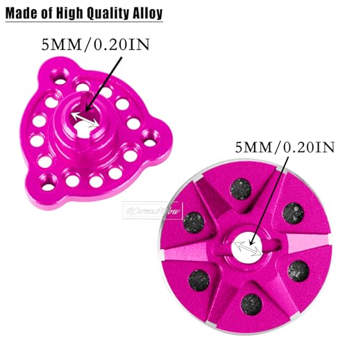 RC 48P 76T Spur Gear &Transmission Gear &Slipper Clutch &Pressure Plate &Slipper Rebuild Kit w/ 25+27T Pinions Upgrades Part for 1/10 Slash/Rustler/Stampede/Bandit 2WD VXL,Pink - color: Pink(for 2wd)