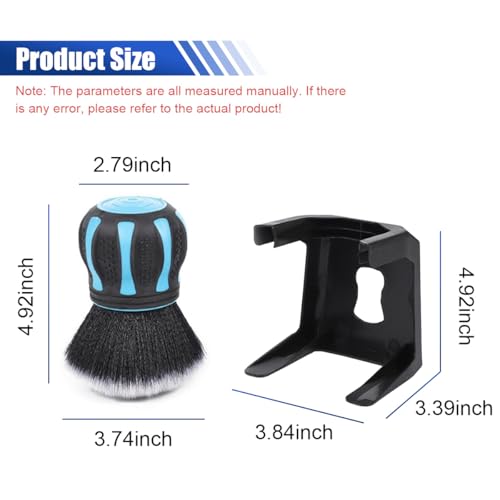 Car Detailing Brush, Ultra Soft Bristles XL Synthetic Brush Car Beauty Tools with Storage Rack, Auto Interior Cleaning Tool for Dashboard, Vents, Covers Large Area Inside and Outside Vehicles (Blue) - color: Blue