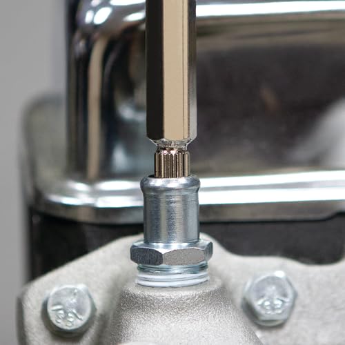 Performance Tool W83204 3 Piece Set, Hardened Steel Construction, Broken Pipe Extractor, Government-Compliant, 3/8-inch, ½-inch, and ¾-inch Pipe Capacities | Broken pipe thread removal tool. For plumbing and HVAC. Hardened steel construction. 3/8, 1/2, an