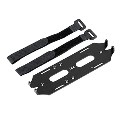 LCX Racing 1/10th RC Crawler Car CNC Machined Alloy Battery Tray for Axial SCX10 II 90046 90047, Upgrades Parts Accessories