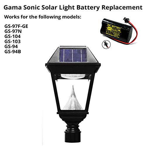 (1 Pack) 3.2v 3000mAh GS-97F-GE GS-97N GS-104 GS-103 GS-94 LIFEPO4 Battery for Outdoor Solar Lights
