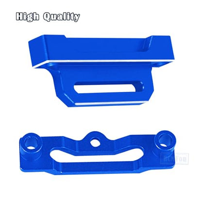 RC Aluminium Tall Battery Holder Mount Hold Down Upgrades Part for 1/10 Slash 2WD LCG,Battery Mount Plate Tray Battery Holder Hops Up,Navy Blue(Adapting Chassis:#5830 5832A) - color: Navy Blue - (Upgrades)