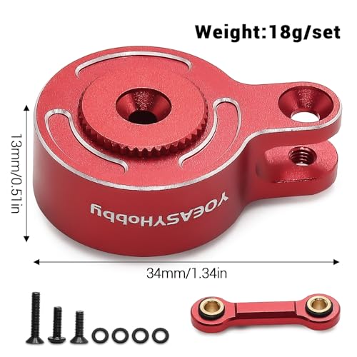 Aluminum Servo Saver 25T Spline AR340151 with Alloy Servo Link for Arrma Granite Typhon Big Rock Senton 3S Outcast Kraton 4S Upgrade Parts
