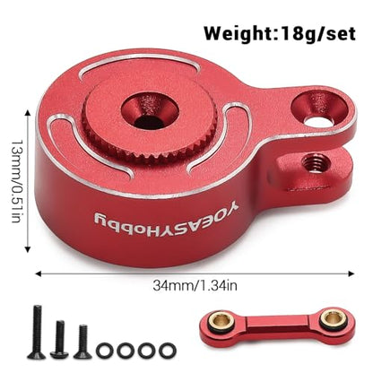 Aluminum Servo Saver 25T Spline AR340151 with Alloy Servo Link for Arrma Granite Typhon Big Rock Senton 3S Outcast Kraton 4S Upgrade Parts