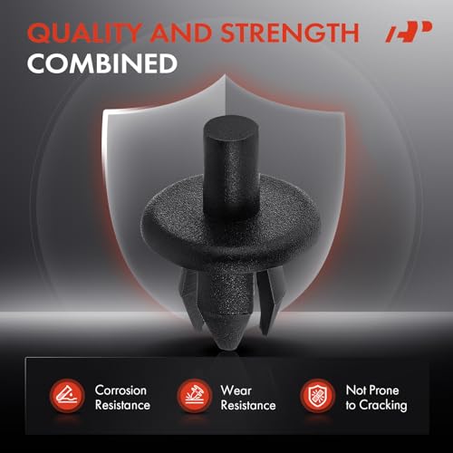 A-Premium 30PCS Bumper Retainer Clips, Fits for 8.0 mm Hole | Compatible with Mercedes-Benz & Volvo & Opel Models, Nylon Push Pin Fastener, Replace# 90138810, 13350726