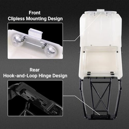 RC Spare Part Compatible with TRX4M for Defender for Bronco Hard Body Shell with Cage for 1/18 RC Crawler Car Upgrade Accessories(White) - size: White