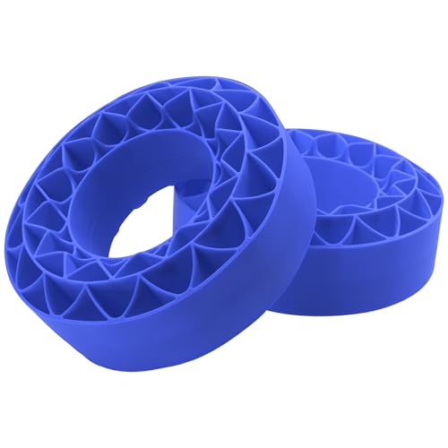 4Pack ShareGoo Silicone Rubber 1.9 RC Crawler Tire Foam Insert 108x42mm Compatible with Axial SCX10 90046 Traxxas TRX4 Redcat Gen7 Gen8 1/10 RC Crawler 1.9" Wheel Tires (Blue) - color: Blue