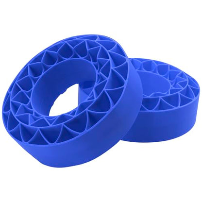 4Pack ShareGoo Silicone Rubber 1.9 RC Crawler Tire Foam Insert 108x42mm Compatible with Axial SCX10 90046 Traxxas TRX4 Redcat Gen7 Gen8 1/10 RC Crawler 1.9" Wheel Tires (Blue) - color: Blue