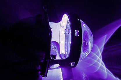 iJDMTOY Purple/Violet 15-SMD LED Accent Ambient Lighting Kit Compatible with Car Motorcycle Projector Lens Demon Eye Retrofit - color: Purple