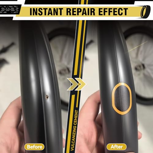 Chemical Vulcanizing Cement – Clear Tire Repair Glue (8.5 OZ) | All Purpose Rubber Cement Glue for Tire Patches and Plugs, Fast-Drying Repair Adhesive for All Rubber Types