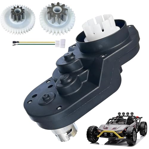 Power Wheels 12V RS550 40000RPM High Speed Powerful Gearbox Drive Motor Upgrade for Kids Ride on Mltoys Replacement Parts for Ford f150/Fisher Price/Kawasaki Kfx/Phantom