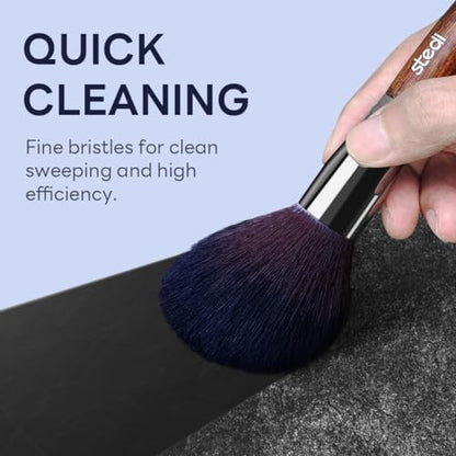 stedi 3PCS Model Cleaning Brush Kit, 2 Soft & 1 Stiff Figure Duster Brush | Model Hobby Making Tools, Model Dusting Brush for Statues, Gundam, Scale Military Hobby Crafts