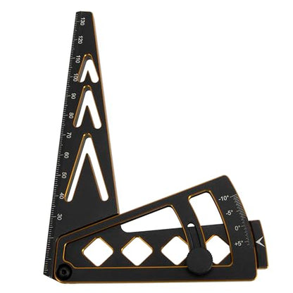 DKKY Adjustable RC Car Camber Gauge Ruler Wheel Rim Height Measuring Ruler Compatible with 1/10 1/8 1/7 RC Car Crawler