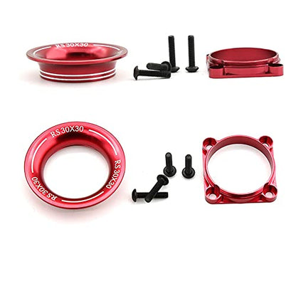 30X30 Cooling Fan Cover Cooling Channel for 540 550 3650 Motor/ESC Heatsink 1/10 1/8 D3 D4 RC Car,2