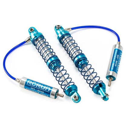 Adjustable Oil Piggyback Shock Absorber 70-123mm with Remote Reservoir for 1/10 RC Crawler Axial SCX10 Wraith CAPRA RR10 TRX4 (90mm 2pcs) - color: 90mm 2pcs