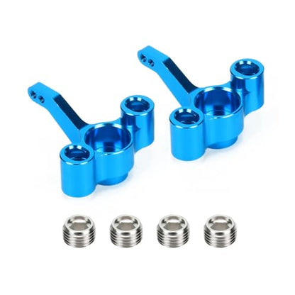 Steering Knuckle Models For FS For Racing 53810 1/10 2pcs Alloy Aluminum Steering Hub Carrier(L/R) Knuckles 511484 Rc Truck For Buggy Car Upgraded Parts(Blue) - color: Blue