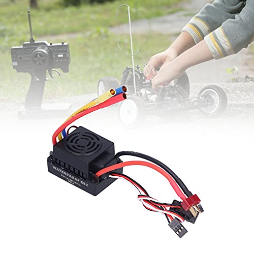 Alomejor 60A RC ESC, Brushless Electronic Speed Controller ESC for 1/10 Remote Control Car