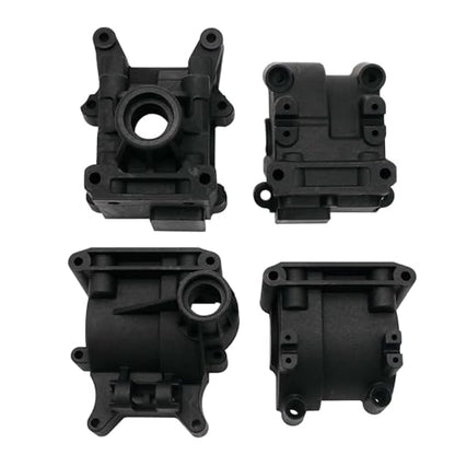 FLMLF Plastic Front and Rear Differential Diff Gear Shell Set for 1/5 Losi 5ive T ROFUN ROVAN LT King Motor X2 Rc Car Parts - style: Front and Rear