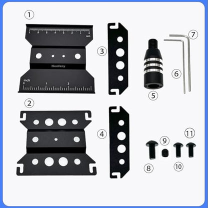 RC Car Aluminum Repair Workstation 360 Degree Rotation Lift Lower Work Stand w/Screw Trayfor SCX24 TRX4M FCX24 1/16 1/18 1/24 Scale RC Truck Crawler Buggy (Black) - style: Black