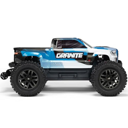 ARRMA RC Truck 1/10 Granite 4X4 223S BLX BRUSHLESS Monster Truck RTR, Blue | With DSC, Batteries and Charger Not Included, ARA4302V4T1 - color: Blue