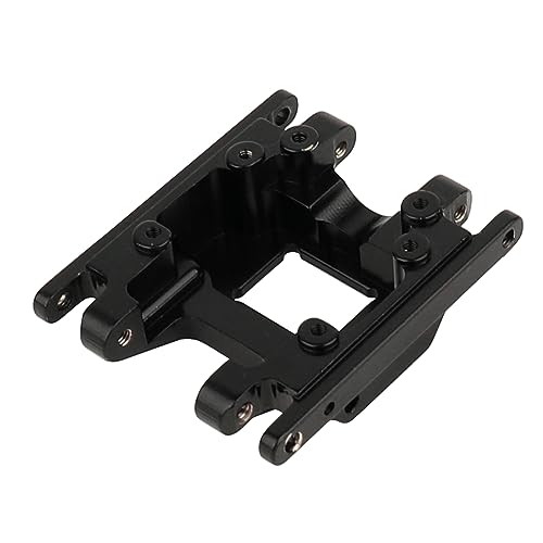 Black Coating Brass Skid Plate Transmission Mount for 1/18 RC Crawler TRX4M Upgrade, 60g
