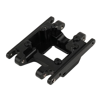 Black Coating Brass Skid Plate Transmission Mount for 1/18 RC Crawler TRX4M Upgrade, 60g
