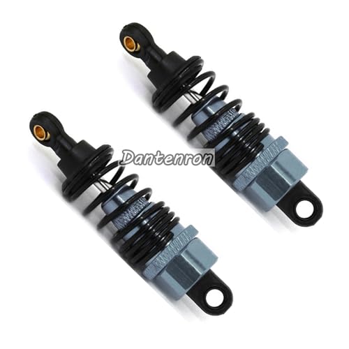 4Pack RC Car 102004 Adjustable Shock Absorber Damper Upgrade Parts Replacement Accessory 68mm For 1/10 RC On Road Drift Rally Car HSP 94102 94122 HPI Losi Axial Tamiya Redcat (Titanium) - color: Titanium