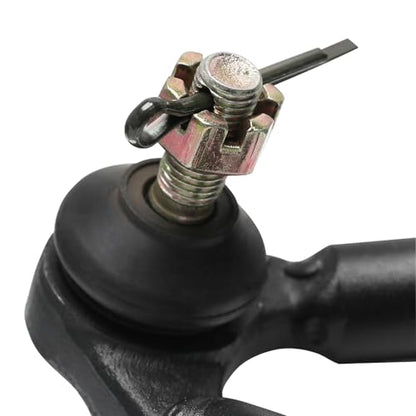 Zarko Front Suspension Assembly Kit for ATV Quad Go Kart Buggy 110cc 125cc 150cc, A-Arm Suspension Set with Steering Spindles, Tie Rod Ends and Shock Mount Brackets for Off-Road Go Cart Replacement