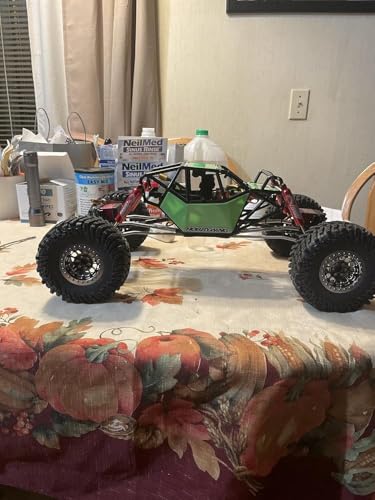 RC Roll Cage Rock Buggy Body Shell for 1/10 Axial SCX10 ll 90046 RC Crawler Car Buggy (Green) - color: Green