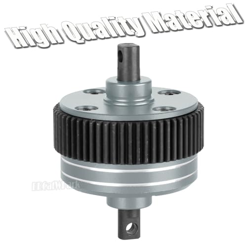 Complete Differential Assembly Upgrades Part for 1/10 Drag Slash C10 F0rd Mustang,(is Ready-toinstall in Any Magnum 272R Transmission) RC Steel Complete Diff Gear,Replace #9480,Titanium - color: Titanium - (Complete Differential Assembly)