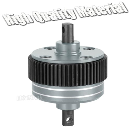 Complete Differential Assembly Upgrades Part for 1/10 Drag Slash C10 F0rd Mustang,(is Ready-toinstall in Any Magnum 272R Transmission) RC Steel Complete Diff Gear,Replace #9480,Titanium - color: Titanium - (Complete Differential Assembly)