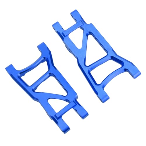 Aluminum Rear Suspension A-Arms Set Upgrade Parts for Traxxas 1/10 Slash 2WD RC Car (Blue) - color: Blue