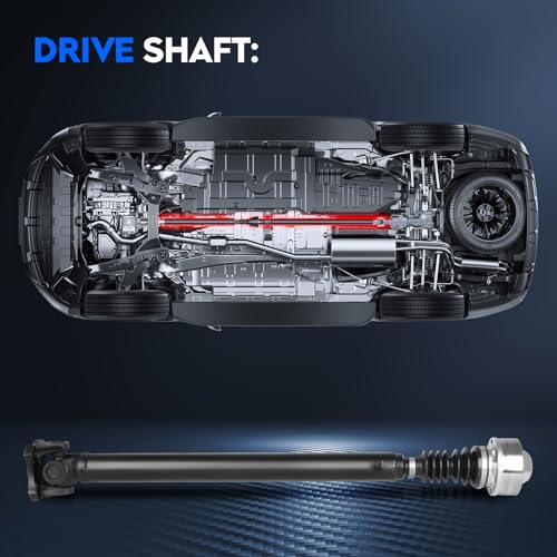 32 inch Front Drive Shaft Prop Shaft Driveshaft Assembly Fit for Dodge Nitro V6 4.0 2007-2011, 4WD, Replace for 938-308, 52853364AB, 52853364AC (Only Fit 4WD)
