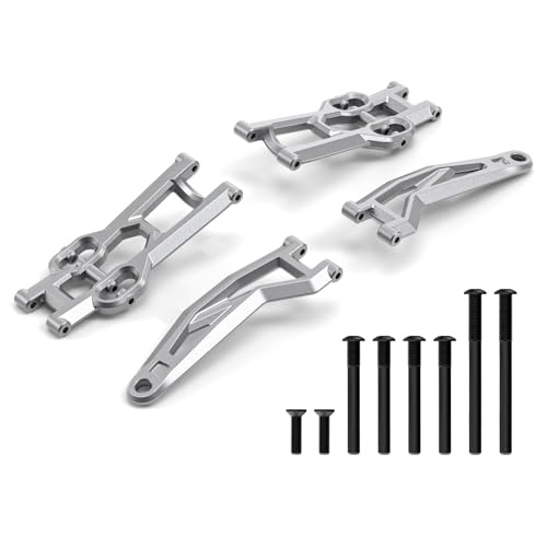 Hosim Upgraded Metal Rear Rocker Arm and Upper Swing Arm Genuine Parts for Hosim X08 X07 X07W X15W RC Car – FY-JSB02-S for C12007&C12009 Replacement