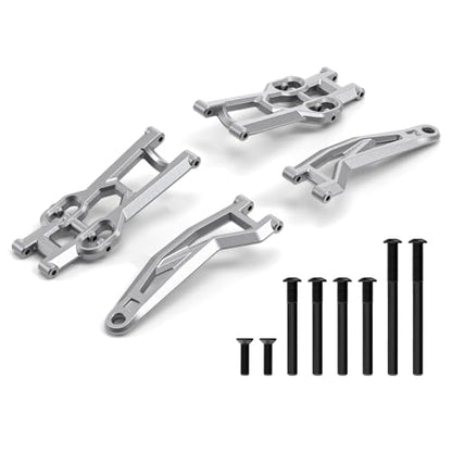 Hosim Upgraded Metal Rear Rocker Arm and Upper Swing Arm Genuine Parts for Hosim X08 X07 X07W X15W RC Car – FY-JSB02-S for C12007&C12009 Replacement