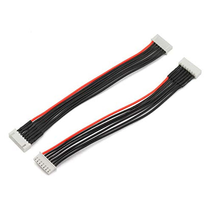 2pcs 15cm JST-XH 6S LiPo Balance Power Cable Connector 22AWG Extended Charging Wire Male Female Plug for RC Drone FPV Quadcopter Rechargeable Lipo Battery Charger DIY - size: 6S