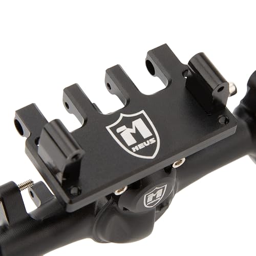 MEUS Racing +6.2mm SCX24 Portal Axles for Axial 1/24 SCX24 RC Crawler (Black) - color: Black