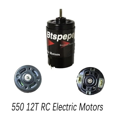 RC Motor 550 Brush Motor 11.1V Brushed Motor Controller High Speed Car Motor Inflatable Pump for Traxxas 1/10 Slash 2WD RC 1/10 Short-Course Truck