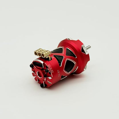 Furitek NANODRIVE 380 – 10.5T Sensored Brushless Motor for 1/10 Drift Cars - Remote Control Car, RC Car Electronics, 1/10 Drift Upgrades (Red) - color: Red
