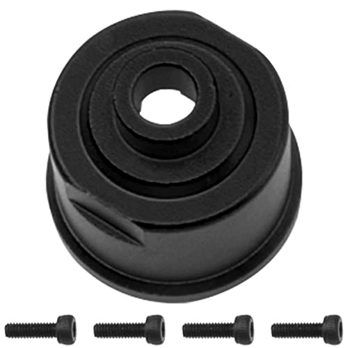 Metal Differential Carrier Diff Case Housing Compatible with Traxxas X0-1 Slash 4X4 Rustler Stampede T-Maxx Slayer 1/10 RC Car (Black) - color: Black
