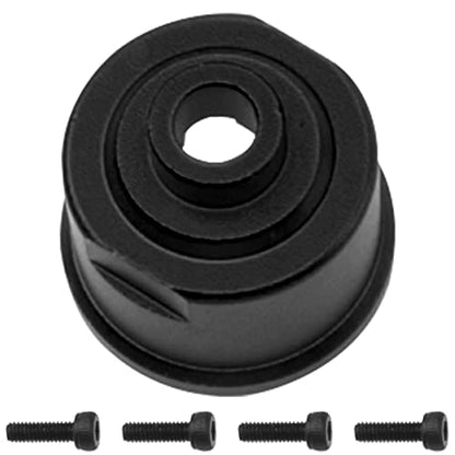 Metal Differential Carrier Diff Case Housing Compatible with Traxxas X0-1 Slash 4X4 Rustler Stampede T-Maxx Slayer 1/10 RC Car (Black) - color: Black