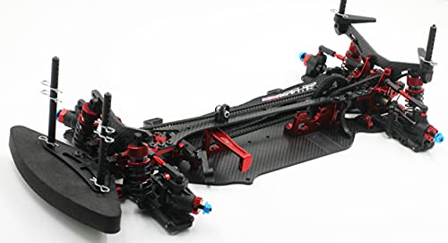 GTBRacing SPEC-R R1 1:10 Scale RC 1/10 Electric Touring Car 4WD Carbon Fiber Main Chassis Body Frame Component Kit (DIY)