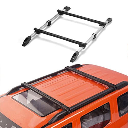 TECKEEN Adjustable Aluminum Alloy+Nylon Roof Luggage Rack for 1/10 RC Crawler Car Truck